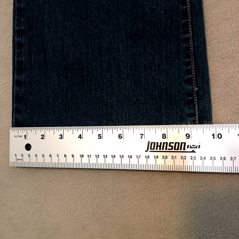 Apt 9 Women Classic Bootcut Denim Jean 16 Mid Rise Dark Stretch Everyday Basic - Picture 7 of 12